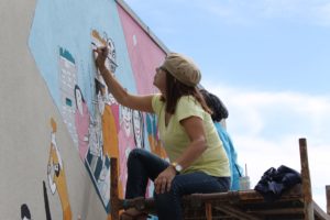 VN ONLINE ||| Arte Comunitária | AMAReMAR inaugura novo mural ilustrado junto à lota