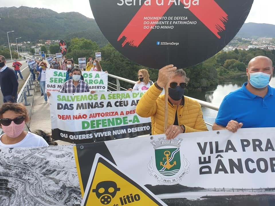 serra d'arga - vila praia de âncora - caminha - portugueses - galegos - lítio - minas - alto minho - manifestação - vila nova de cerveira 