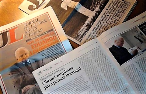 Eduardo Lourenço no JL - Jornal de Letras, Artes e Ideias