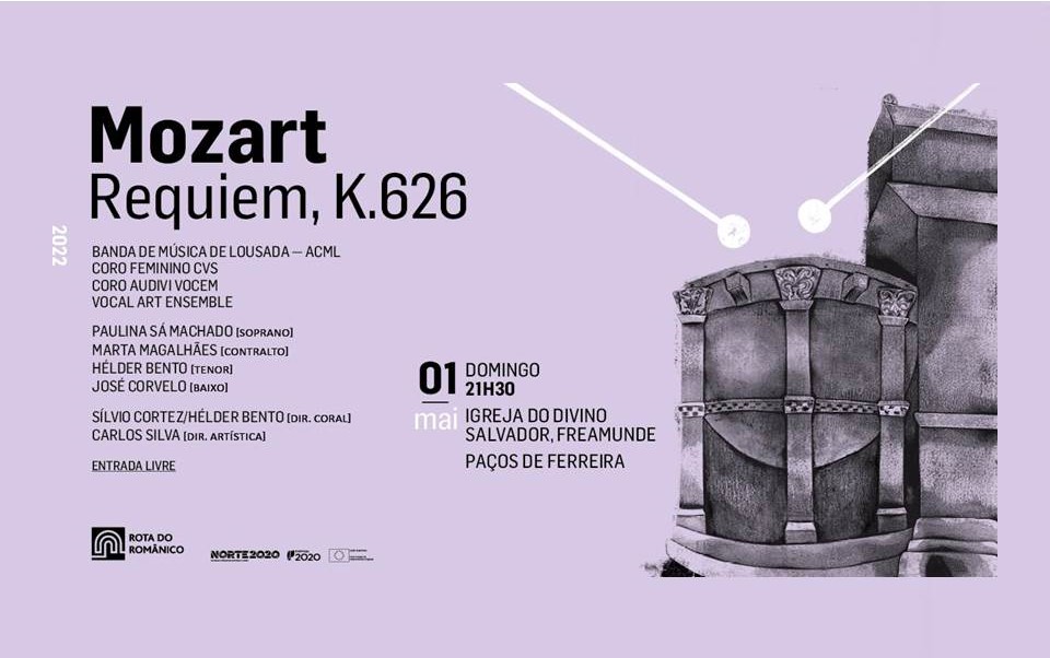 banda de música de lousada - música clássica - páscoa - sexta-feira santa - mozart - requiem - rota do românico - freamunde - paços de ferreira