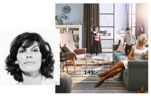 raquel varela - mundo - crónica - igualdade de género - ironia - capitalismo - christine lagarde - banco central europeu - bce - taxas de juro - inflação - feminismo - mulher - mulheres - igualdade - desigualdade - rendimento - fundo monetário internacional - fmi - ikea - mobiliário - decoração - catálogo - montagem - colagem digital - alexandre martins - feminismo - teorias feministas - mulher - mulheres