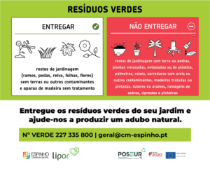 Lipor - Espinho - contentores verdes - resíduos verdes - ambiente - sustentabilidade - espinho - resíduos - biorresíduos