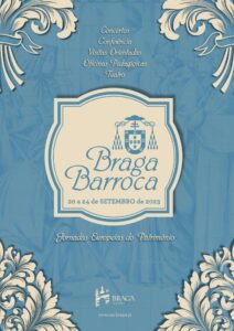 braga barroca - jornadas europeias de património - cartaz 2023 - património cultural - património edificado - arquitetura - arquitectura - andré soares